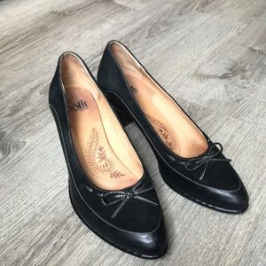 Pair of Sofft Black Suede Pumps- super comfy